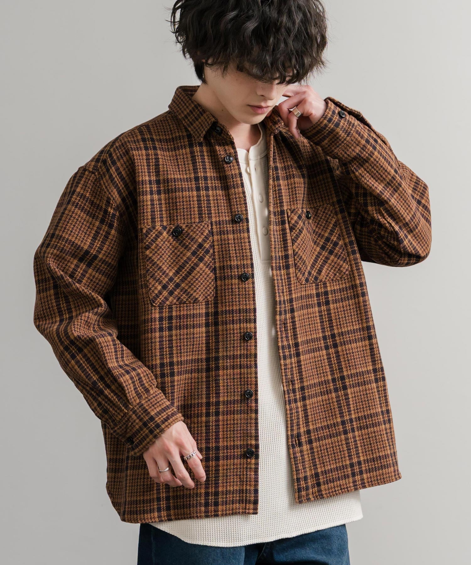 2ヘビーツイルヴィンテージチェックワークジャケット AUD7353 14831