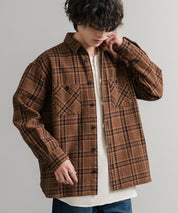 Upscape Audience 日本製10/2ヘビーツイルヴィンテージチェックワークジャケット AUD7353 14831