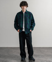 Upscape Audience 日本製10/2ヘビーツイルヴィンテージチェックワークジャケット AUD7353 14831
