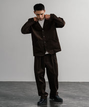 Upscape Audience アップスケープオーディエンス 日本製 国産 14WALEコーデュロイ マンチェスター ロガージャケット AUD7344 14832