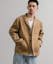 Upscape Audience アップスケープオーディエンス 日本製 国産 14WALEコーデュロイ マンチェスター ロガージャケット AUD7344 14832