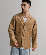Upscape Audience アップスケープオーディエンス 日本製 国産 14WALEコーデュロイ マンチェスター ロガージャケット AUD7344 14832