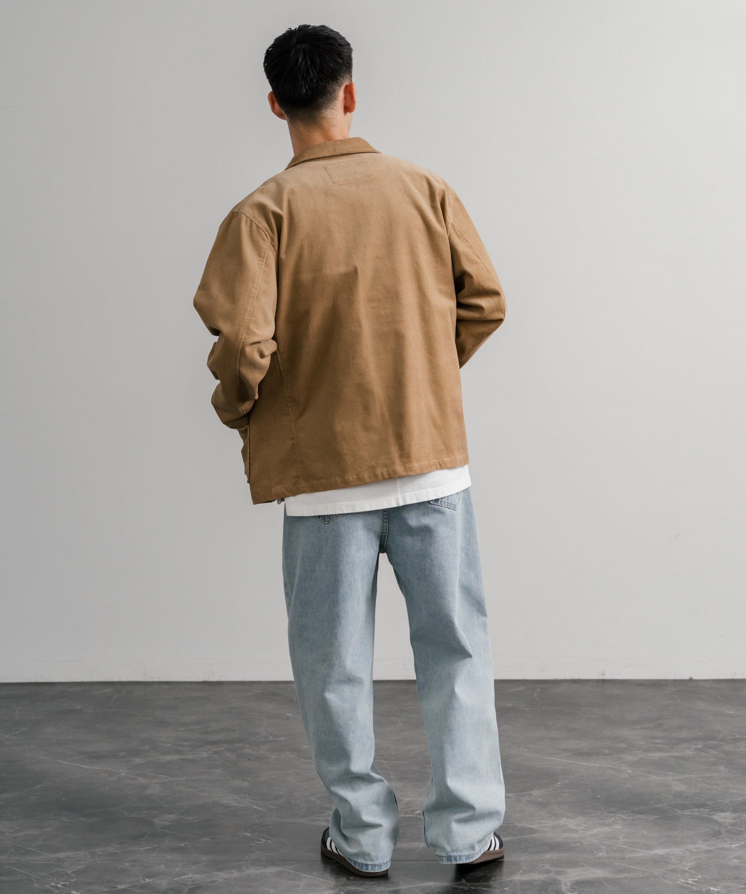 Upscape Audience アップスケープオーディエンス 日本製 国産 14WALEコーデュロイ マンチェスター ロガージャケット AUD7344 14832