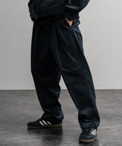 Upscape Audience アップスケープオーディエンス 日本製 国産14WALEコーデュロイマンチェスター2タックイージーワイドパンツ AUD3643 14833