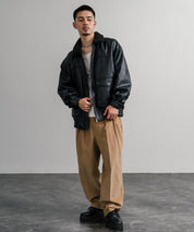 Upscape Audience アップスケープオーディエンス 日本製 国産14WALEコーデュロイマンチェスター2タックイージーワイドパンツ AUD3643 14833