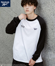 Reebok リーボック オーバーサイズ両胸ロゴ刺繍ロングスリーブTシャツ	14835