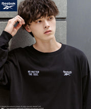 Reebok リーボック オーバーサイズ両胸ロゴ刺繍ロングスリーブTシャツ	14835