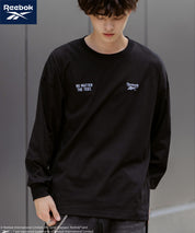 Reebok リーボック オーバーサイズ両胸ロゴ刺繍ロングスリーブTシャツ	14835