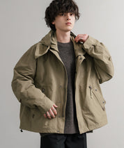 Audience オーディエンス 綿ナイロン高密度ポプリン脱着フード付きM-65ショートモッズコート AUD7351 14838