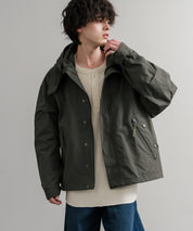 Audience オーディエンス 綿ナイロン高密度ポプリン脱着フード付きM-65ショートモッズコート AUD7351 14838