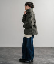Audience オーディエンス 綿ナイロン高密度ポプリン脱着フード付きM-65ショートモッズコート AUD7351 14838