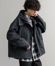 Audience オーディエンス 綿ナイロン高密度ポプリン脱着フード付きM-65ショートモッズコート AUD7351 14838