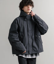 Audience オーディエンス 綿ナイロン高密度ポプリン脱着フード付きM-65ショートモッズコート AUD7351 14838