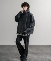 Audience オーディエンス 綿ナイロン高密度ポプリン脱着フード付きM-65ショートモッズコート AUD7351 14838