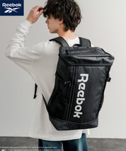 Reebok リーボック ボックスバックパック/ロゴ入りスクエア型A4収納可能大容量リュック 14839