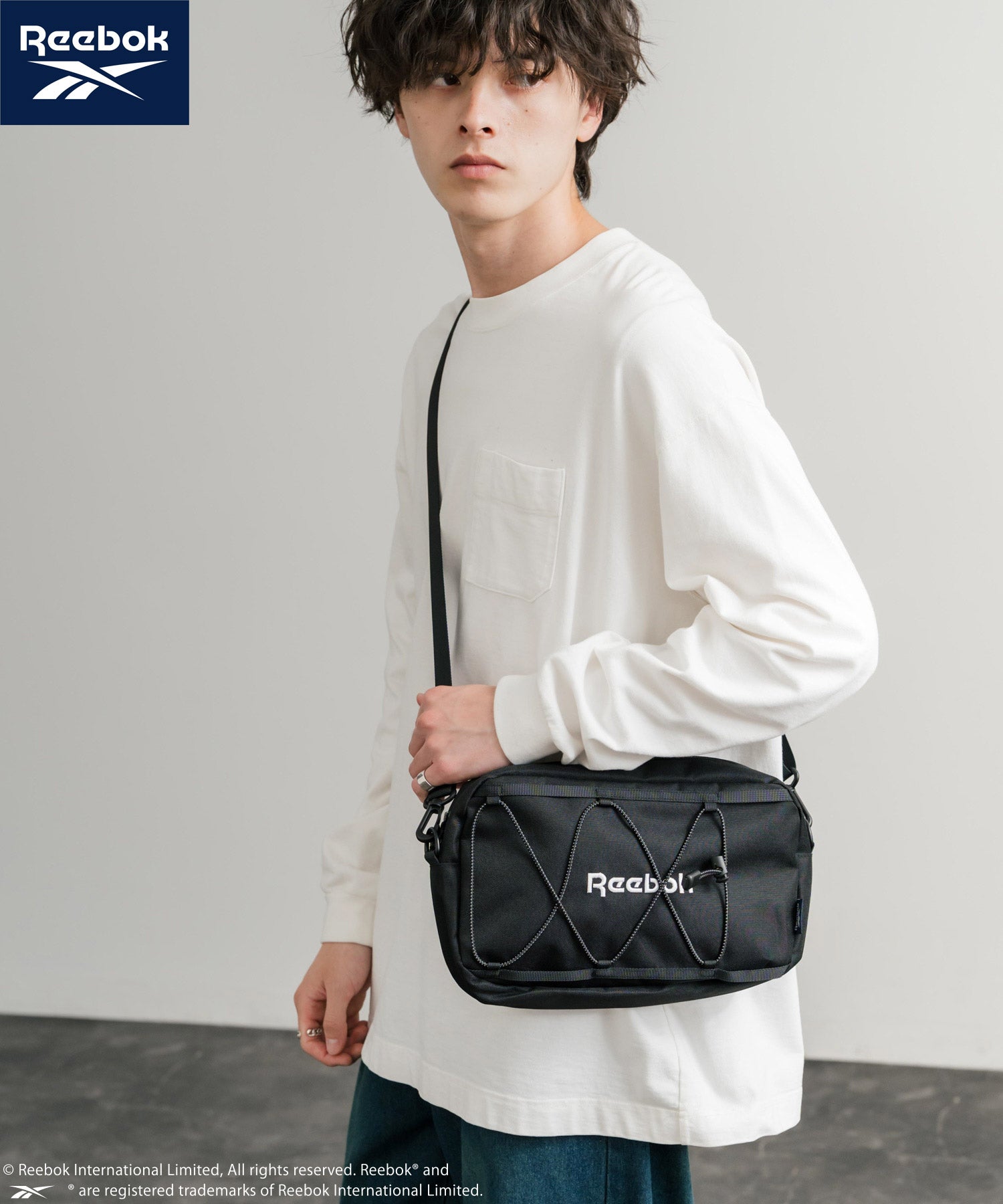 Reebok リーボック ショルダーバッグ付きバックパック/A4収納可能大