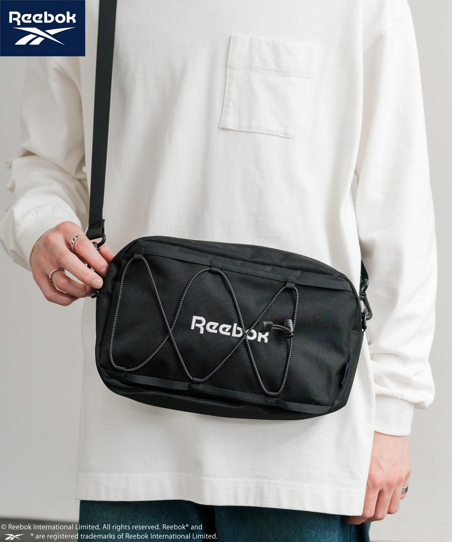 Reebok リーボック ショルダーバッグ付きバックパック/A4収納可能大容量リュック 14841