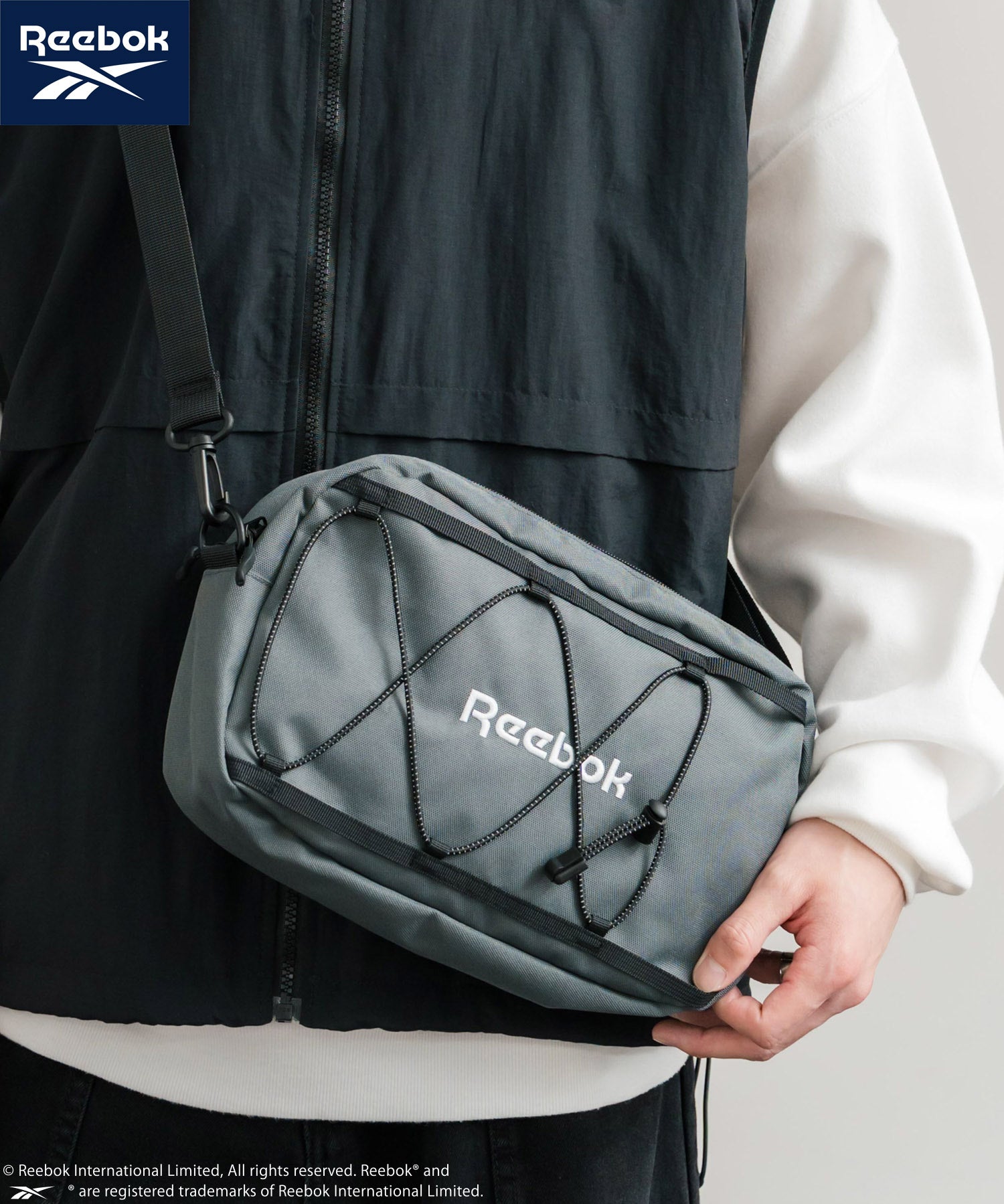 Reebok リーボック ショルダーバッグ付きバックパック/A4収納可能大容量リュック 14841