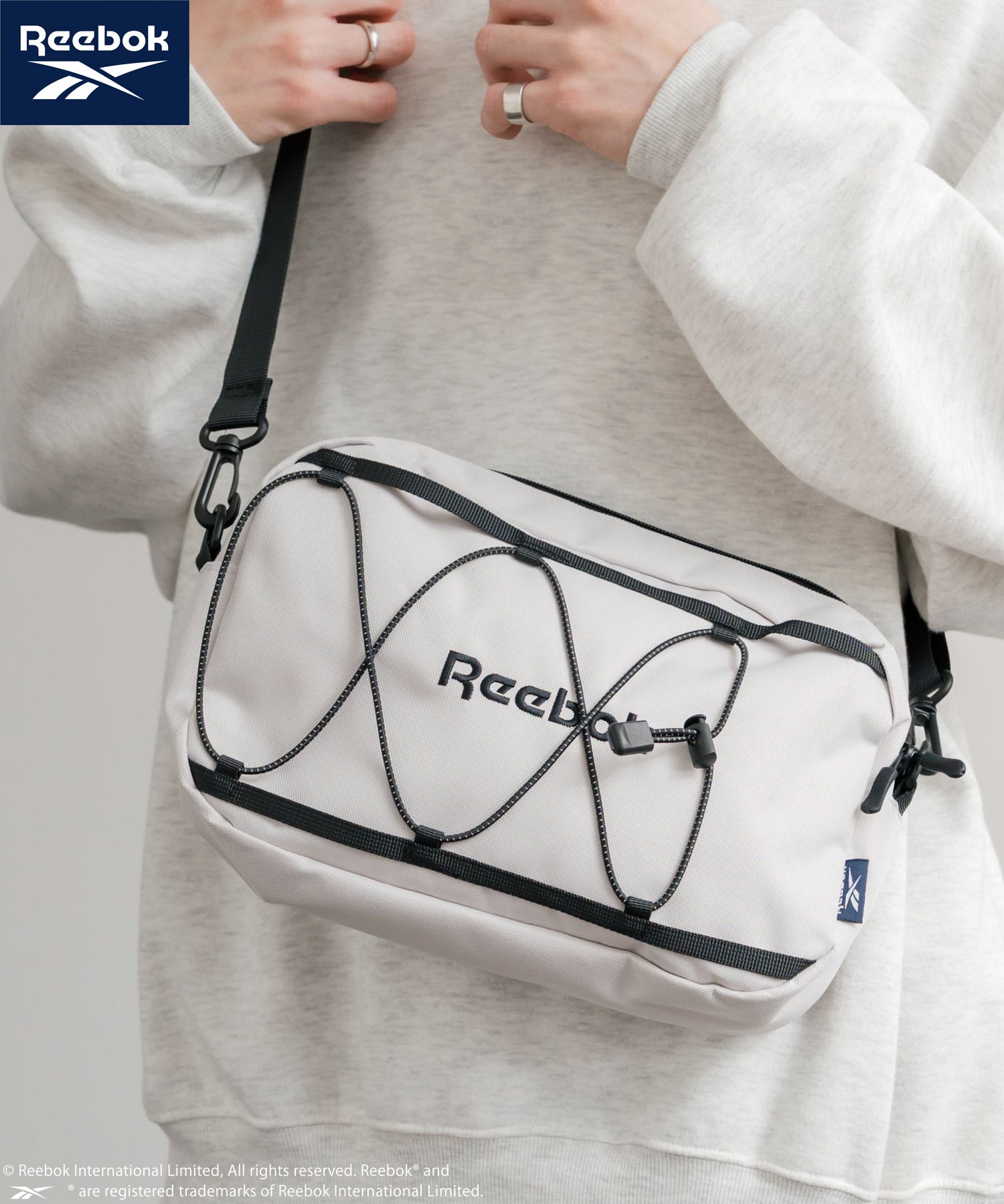 Reebok リーボック ショルダーバッグ付きバックパック/A4収納可能大容量リュック 14841