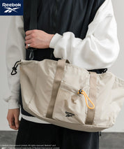 Reebok ドローストリングロゴ刺繍2WAYショルダートートナイロンバッグ 14842