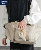 Reebok ドローストリングロゴ刺繍2WAYショルダートートナイロンバッグ 14842