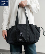 Reebok ドローストリングロゴ刺繍2WAYショルダートートナイロンバッグ 14842
