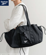 Reebok ドローストリングロゴ刺繍2WAYショルダートートナイロンバッグ 14842