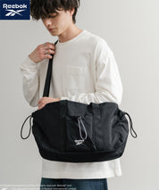Reebok ドローストリングロゴ刺繍2WAYショルダートートナイロンバッグ 14842