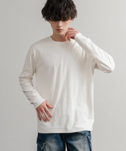 ストレッチフリースクルーネック長袖Tシャツ 14854