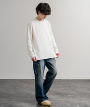 ストレッチフリースクルーネック長袖Tシャツ 14854