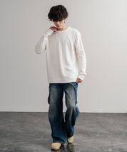 ストレッチフリースクルーネック長袖Tシャツ 14854