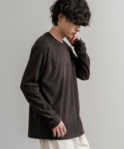 ストレッチフリースクルーネック長袖Tシャツ 14854
