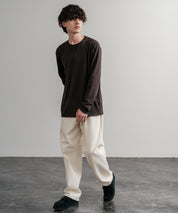 ストレッチフリースクルーネック長袖Tシャツ 14854