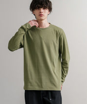 ストレッチフリースクルーネック長袖Tシャツ 14854