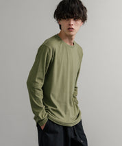 ストレッチフリースクルーネック長袖Tシャツ 14854