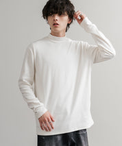 ストレッチフリースハイネック長袖Tシャツ 14855