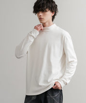 ストレッチフリースハイネック長袖Tシャツ 14855