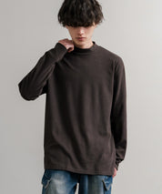 ストレッチフリースハイネック長袖Tシャツ 14855