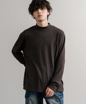 ストレッチフリースハイネック長袖Tシャツ 14855
