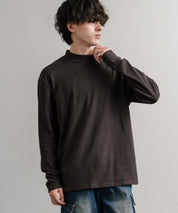 ストレッチフリースハイネック長袖Tシャツ 14855
