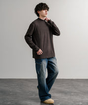 ストレッチフリースハイネック長袖Tシャツ 14855