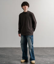 ストレッチフリースハイネック長袖Tシャツ 14855