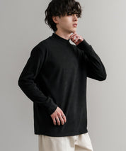 ストレッチフリースハイネック長袖Tシャツ 14855