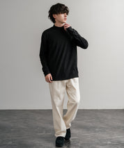 ストレッチフリースハイネック長袖Tシャツ 14855