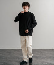 ストレッチフリースハイネック長袖Tシャツ 14855