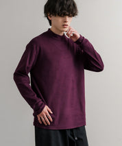 ストレッチフリースハイネック長袖Tシャツ 14855