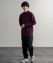 ストレッチフリースハイネック長袖Tシャツ 14855