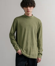 ストレッチフリースハイネック長袖Tシャツ 14855