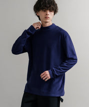 ストレッチフリースハイネック長袖Tシャツ 14855