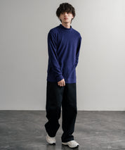 ストレッチフリースハイネック長袖Tシャツ 14855